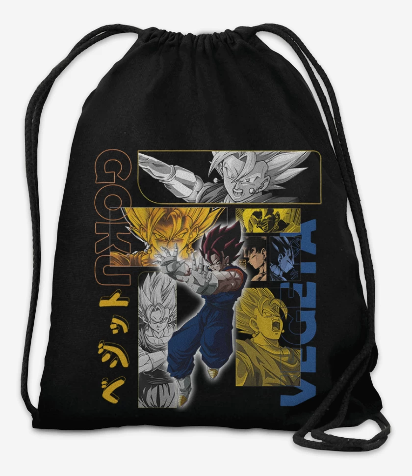 Mochila Negro de Vegito Fusión