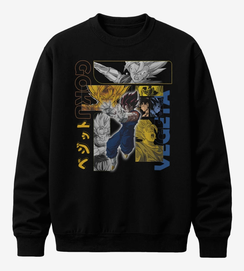 Poleron polo Negro de Vegito Fusión
