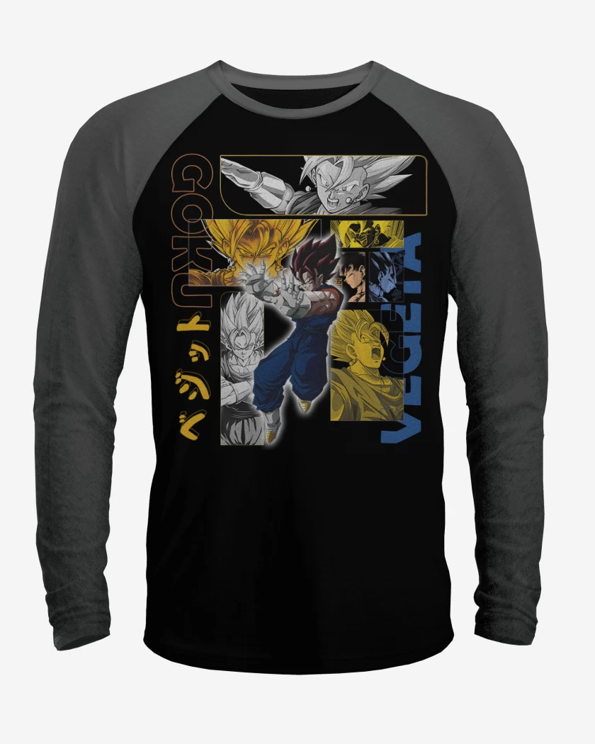 Polera Raglan Vegito Fusión