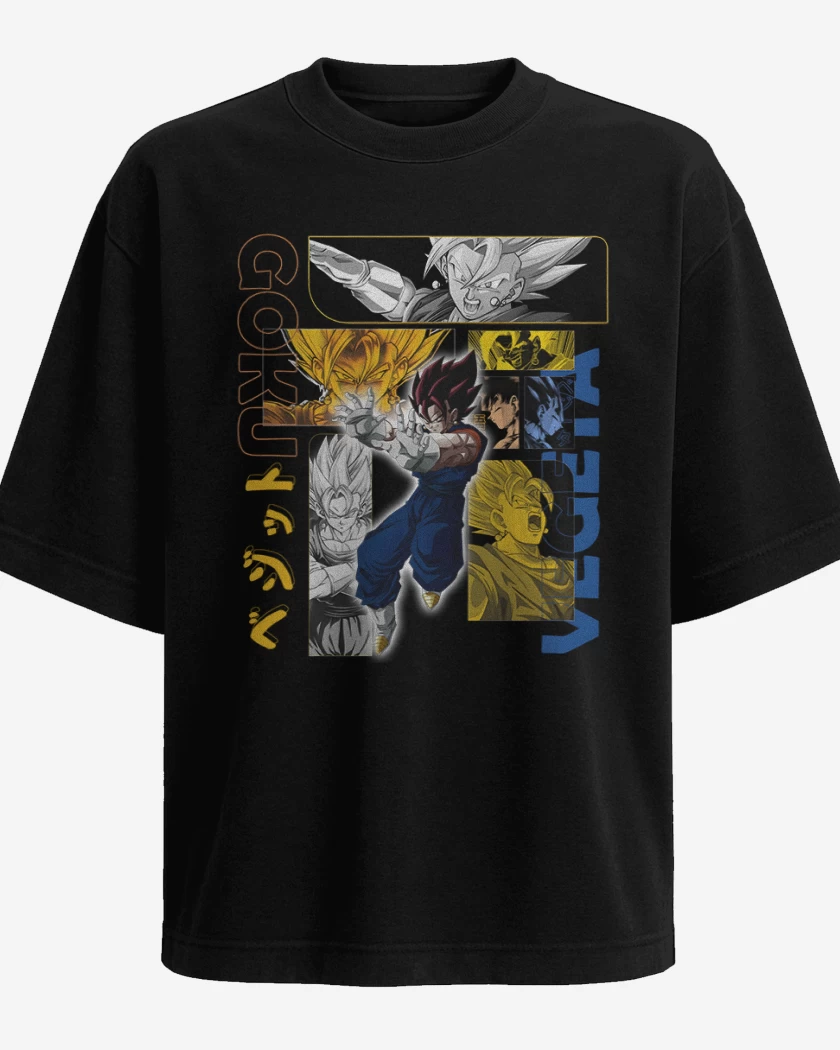 Polera Oversize Vegito Fusión