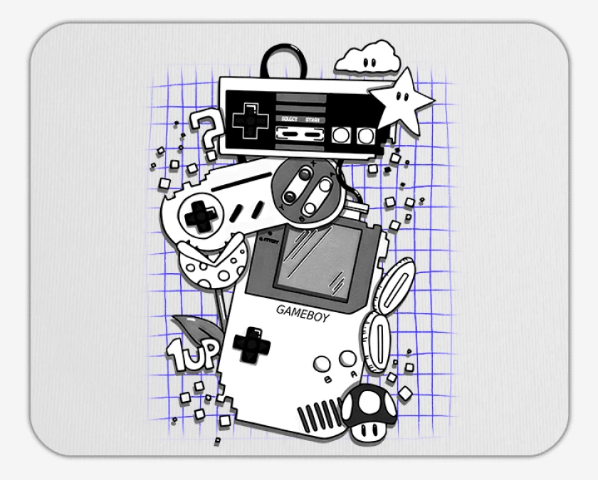 Mousepad Nostalgic gamer