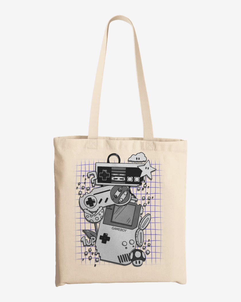 Totebag Nostalgic gamer