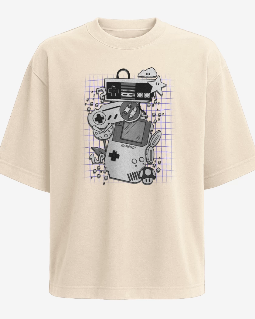 Polera Oversize Nostalgic gamer