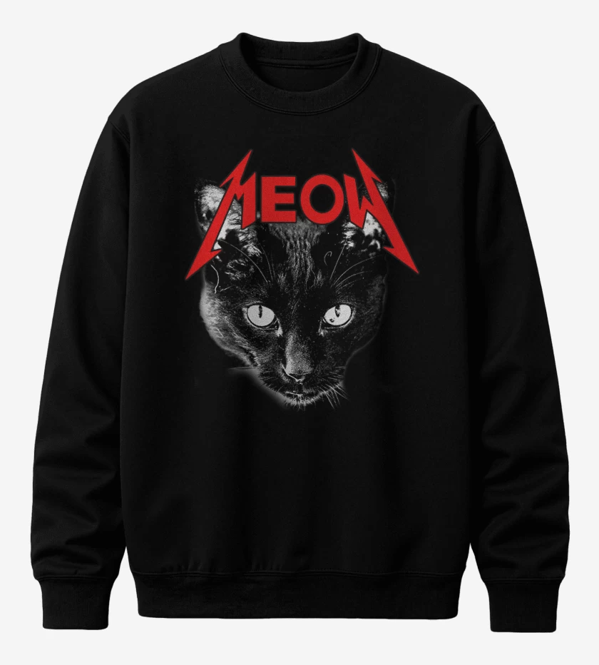 Poleron polo Meow metallica