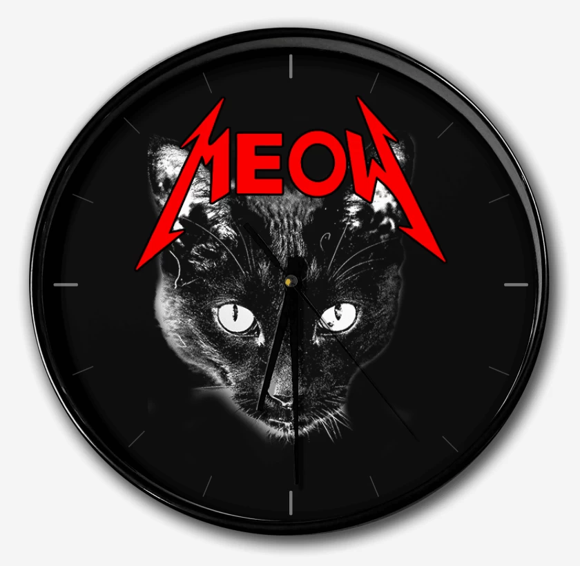 Reloj Meow metallica