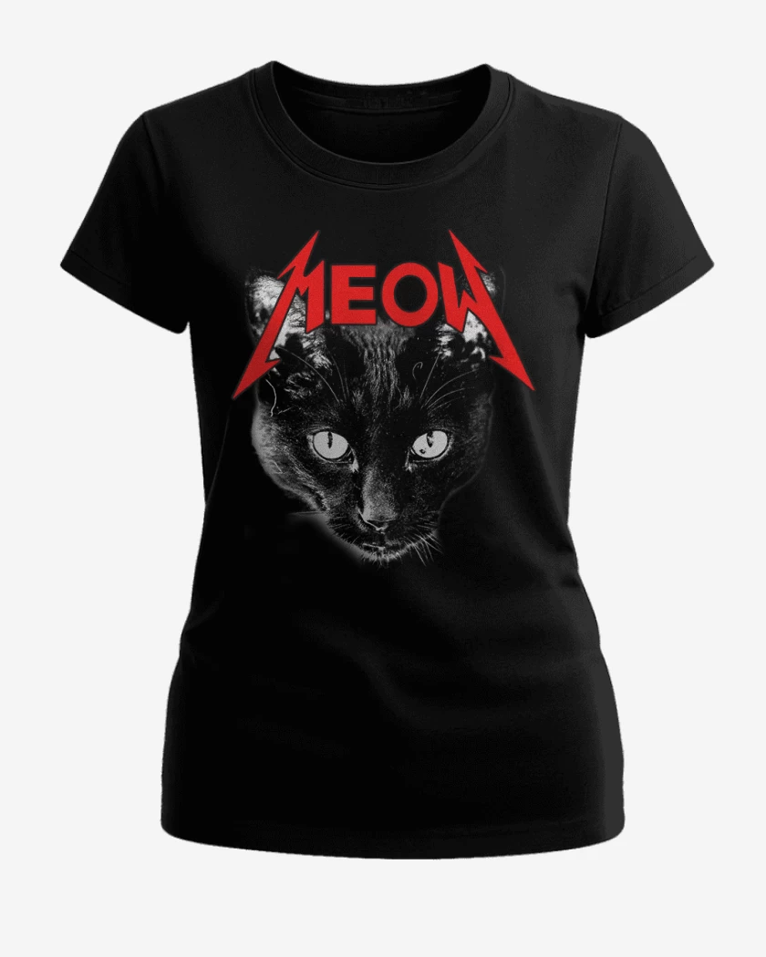 Polera de Mujer Meow metallica