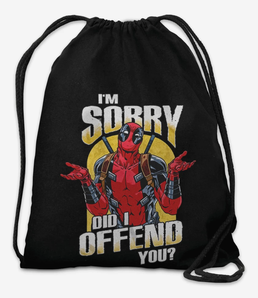 Mochila Negro de Deadpool offend you