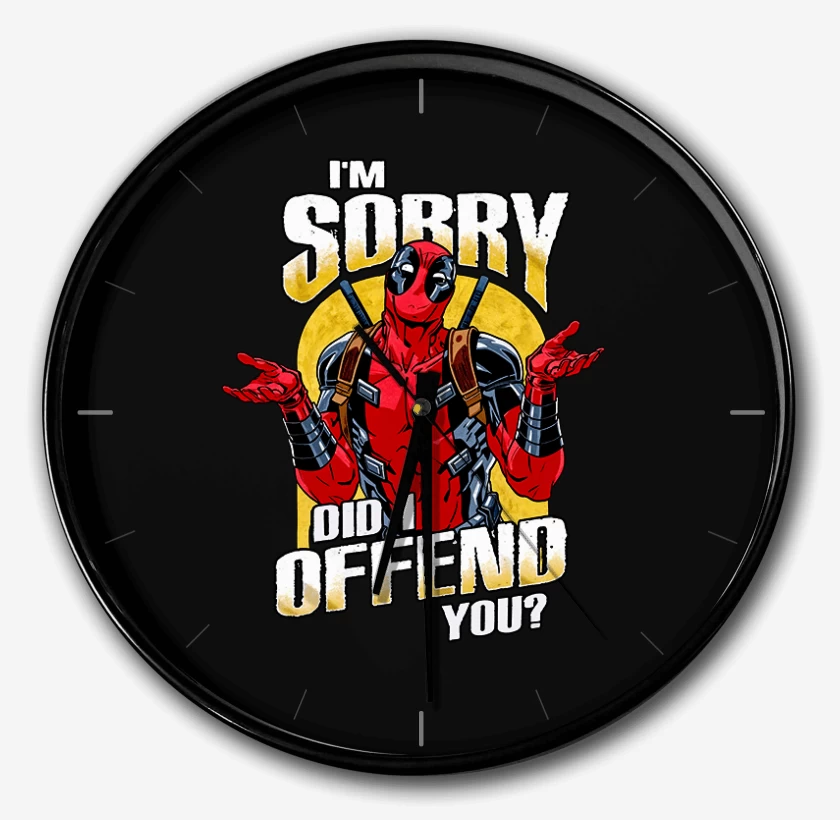 Reloj Negro de Deadpool offend you