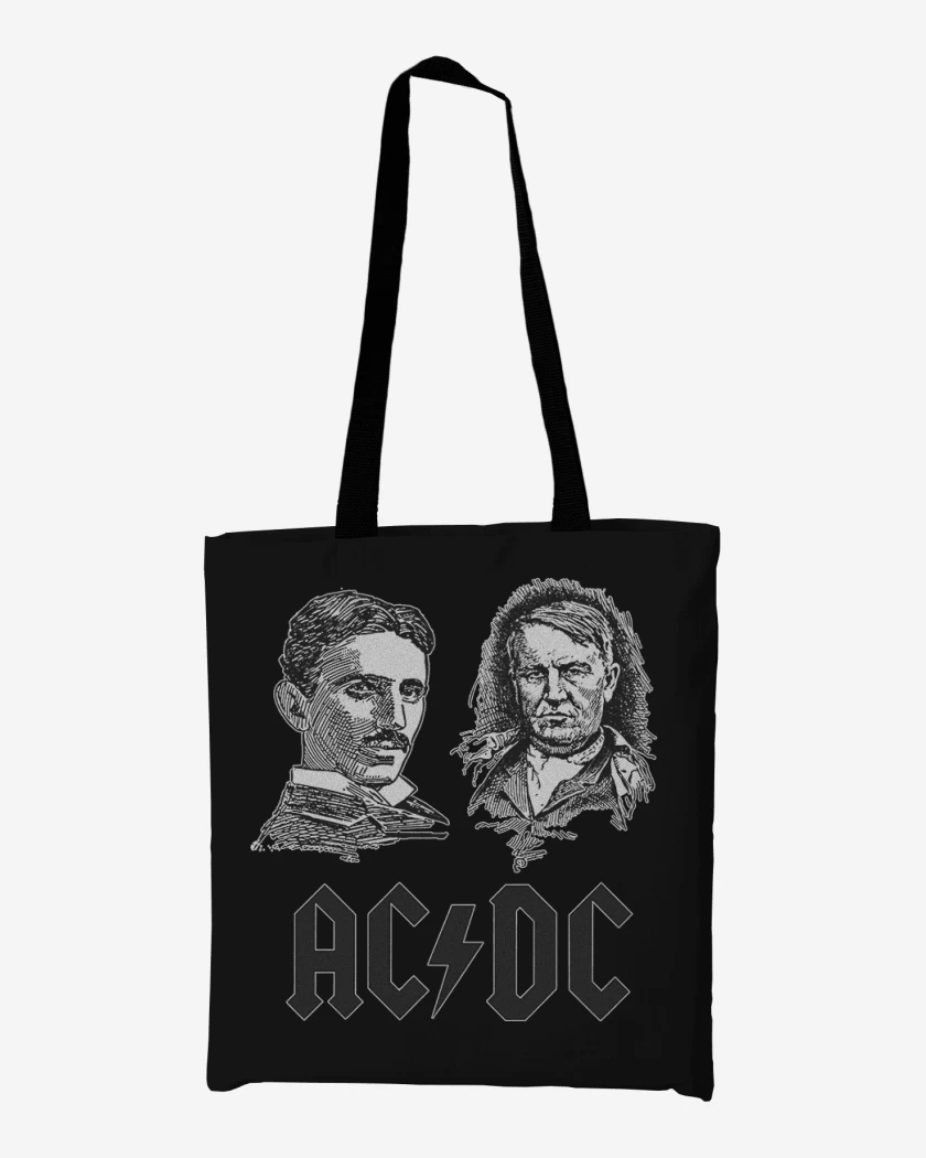 Totebag AC DC Tesla Edison