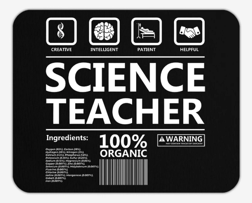 Mousepad Science teacher