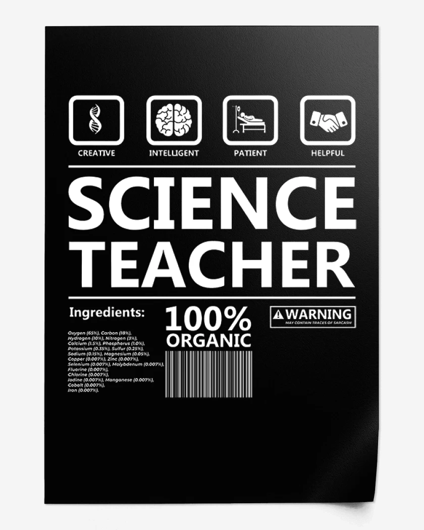 Print Science teacher