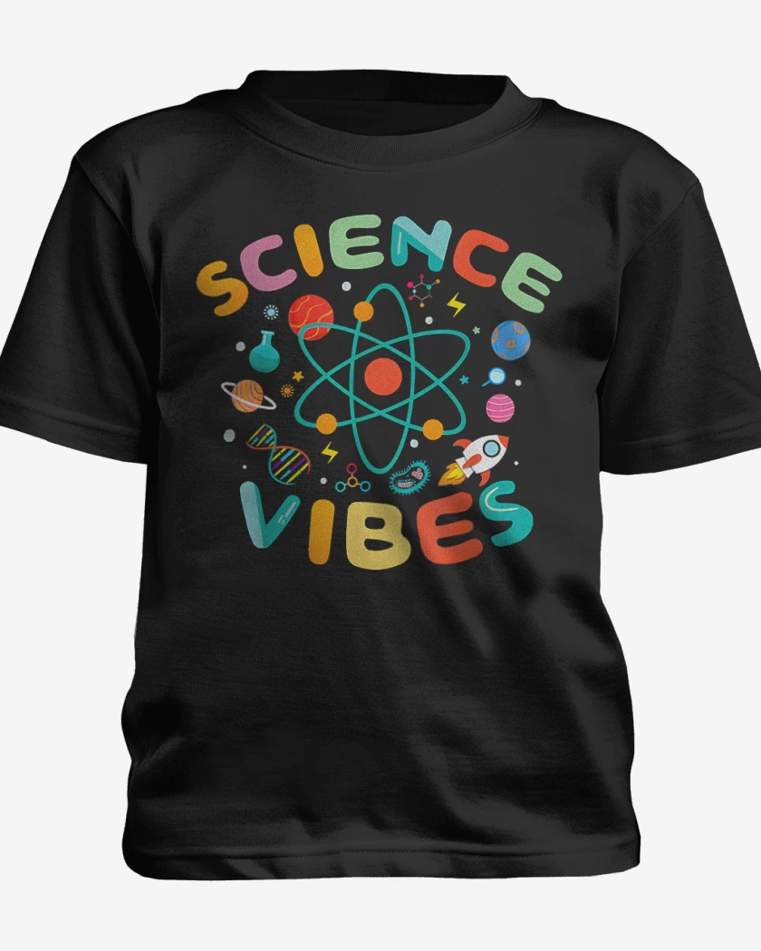 Polera de niño Negro de Science vibes