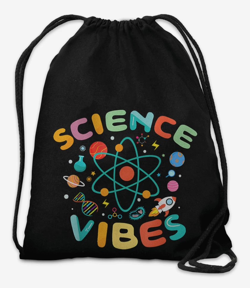 Mochila Negro de Science vibes