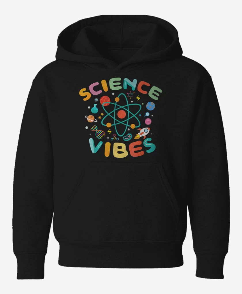 Poleron de niño Negro de Science vibes