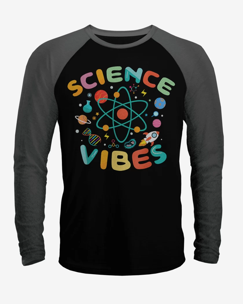Polera Raglan Science vibes