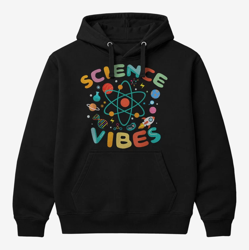 Polerón Canguro Negro de Science vibes