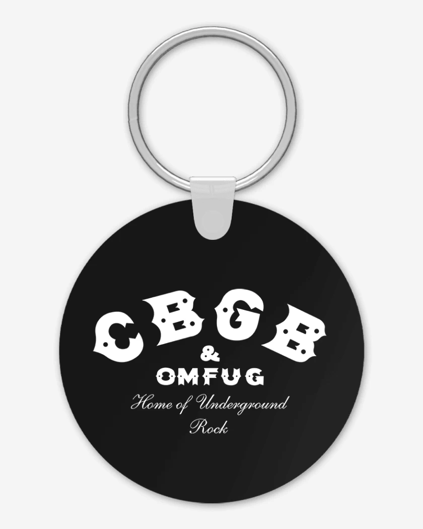 Llavero Negro de CBGB
