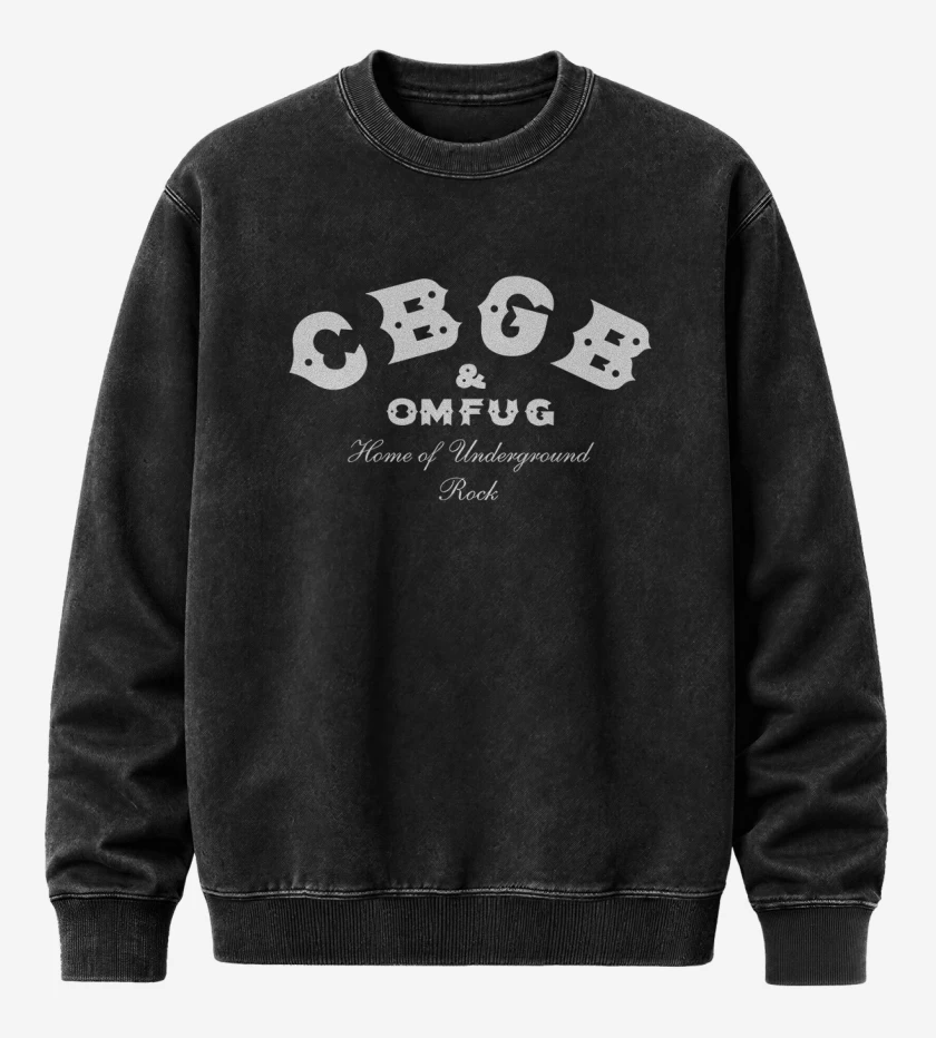 Poleron Polo Acid Wash Negro de CBGB