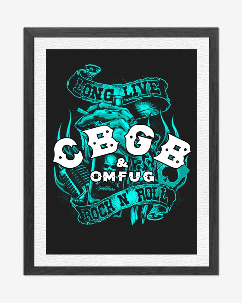 Cuadro decorativo Negro de Cbgb 2