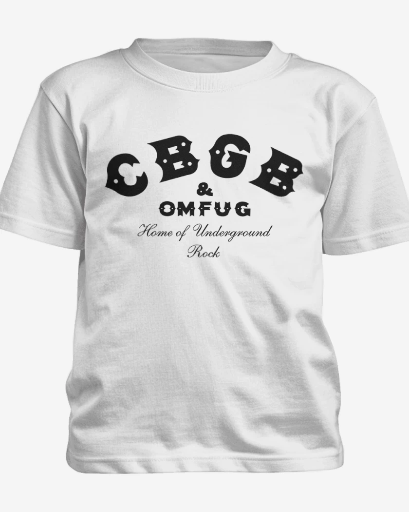 Polera de niño Blanco de CBGB 3