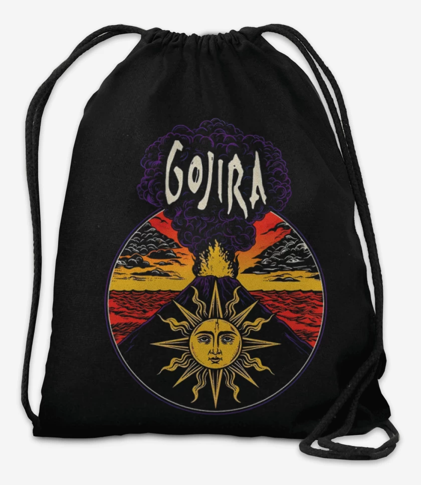 Mochila Negro de Gojira 1