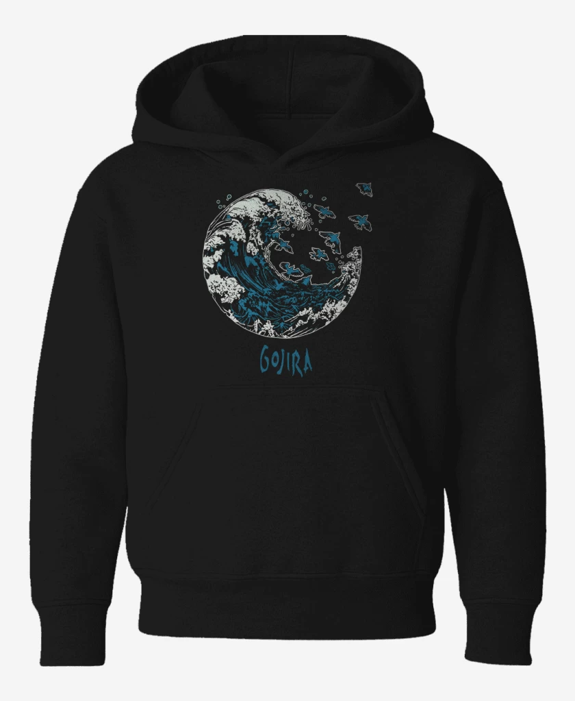 Poleron de niño Negro de Gojira 2 
