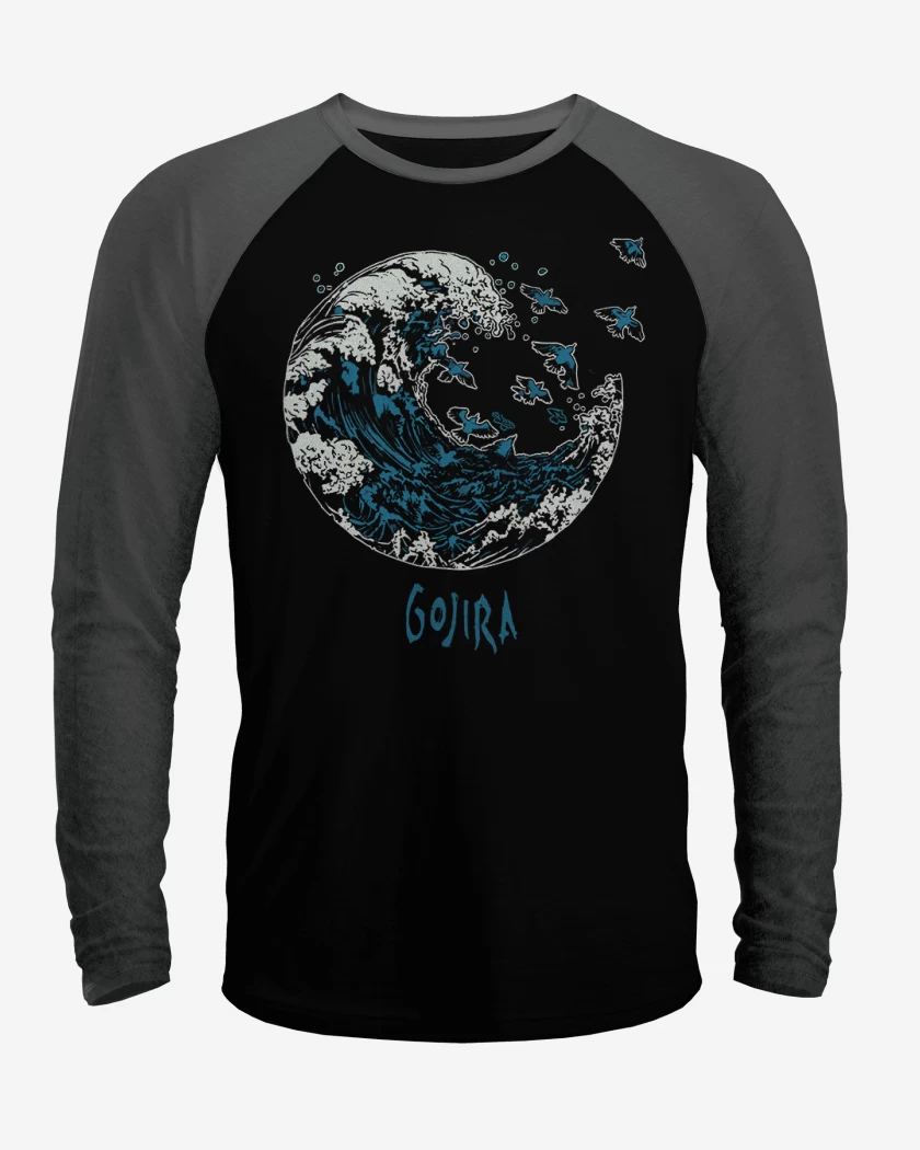 Polera Raglan Gojira 2 
