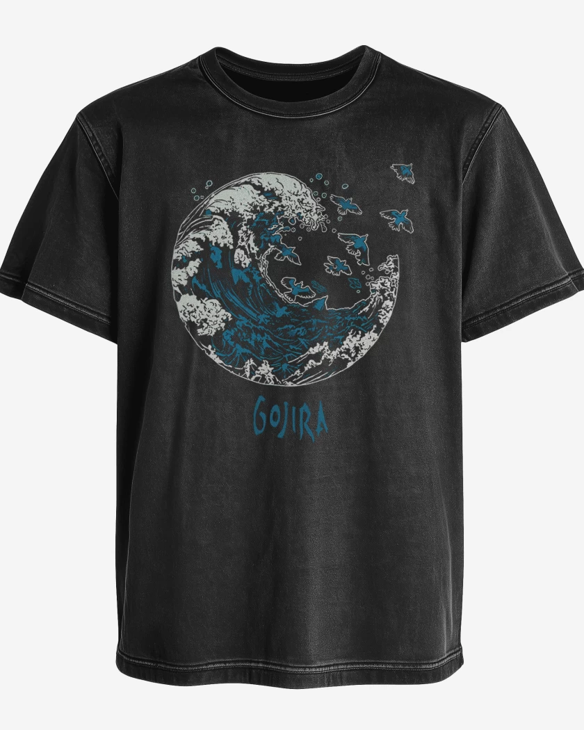 Polera desgastada Gojira 2 