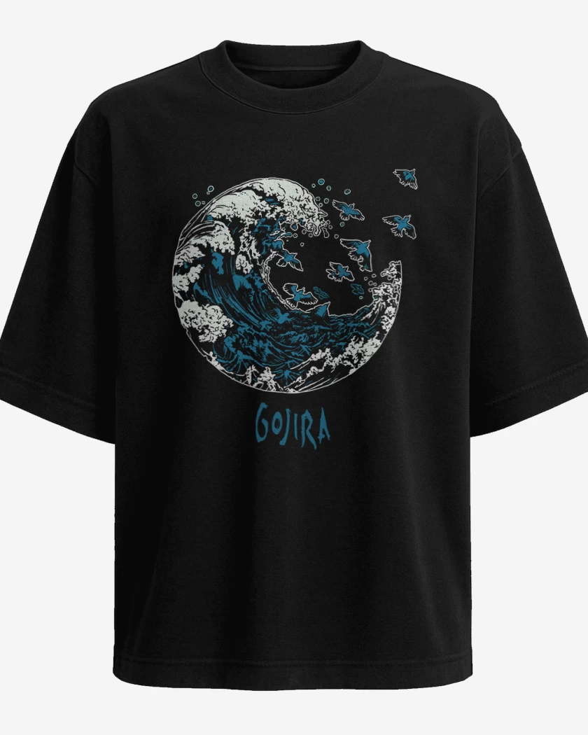Polera Oversize Gojira 2 