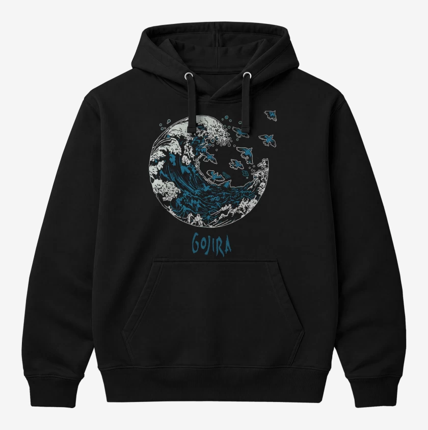 Polerón Canguro Negro de Gojira 2 