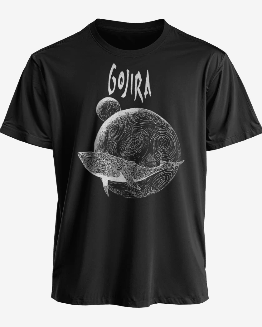 Polera premium Negro de Gojira 3