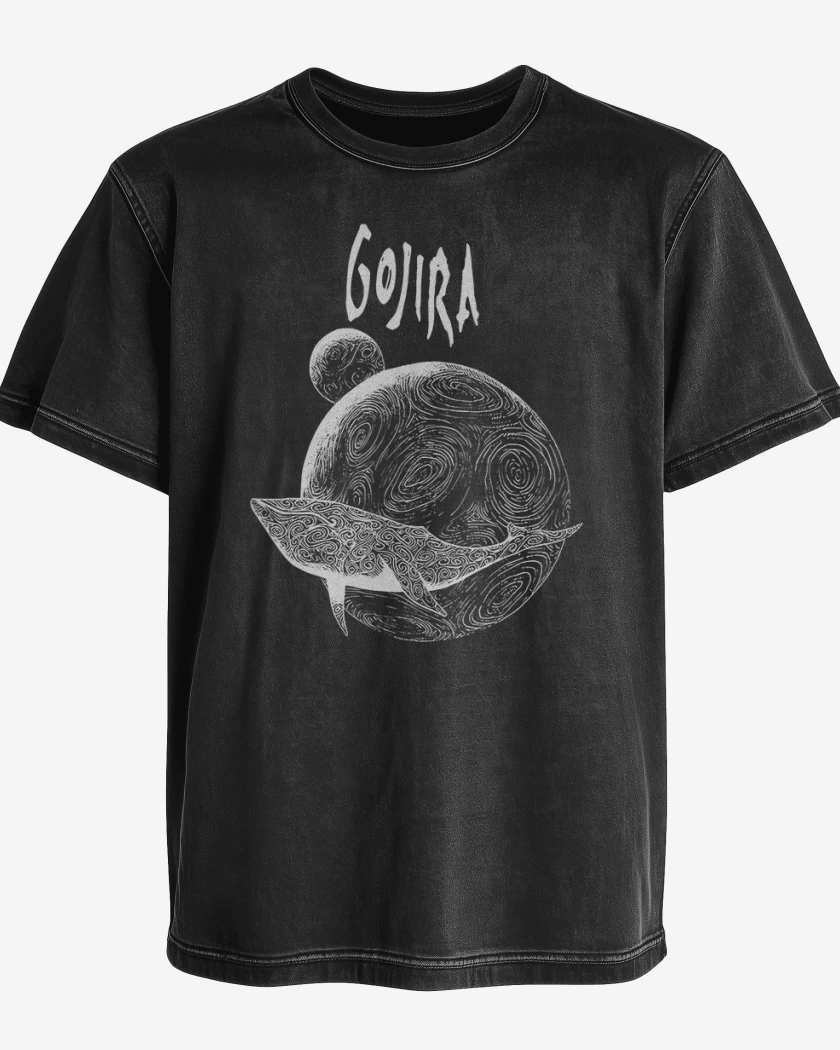 Polera desgastada Gojira 3