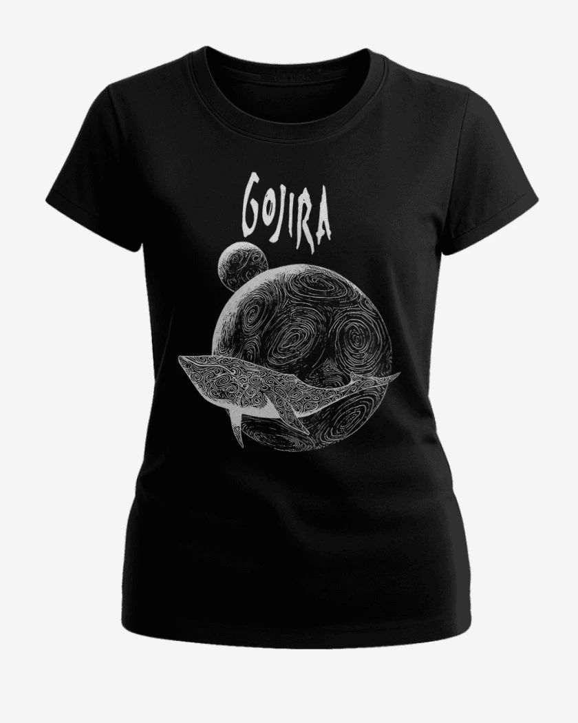 Polera de Mujer Negro de Gojira 3