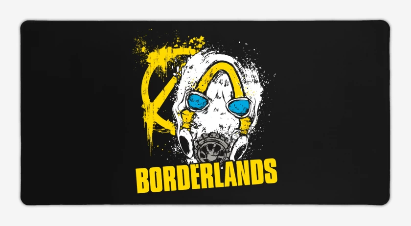 Mouse pad Gamer Negro de Borderlands