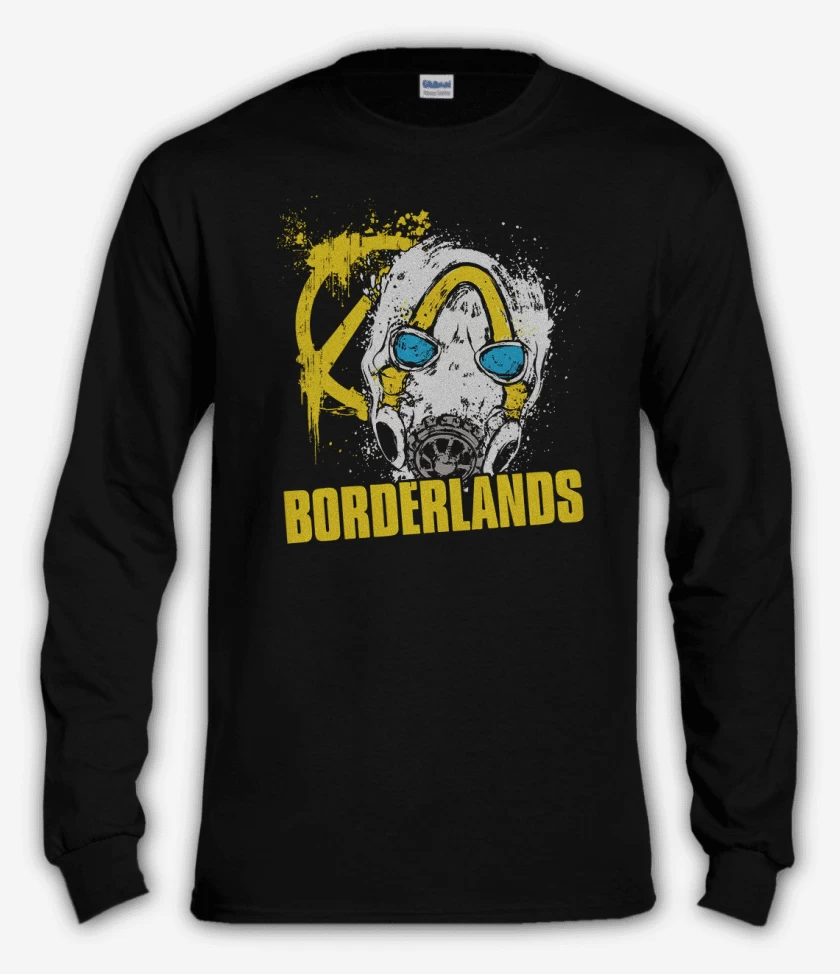 Polera manga larga Negro de Borderlands