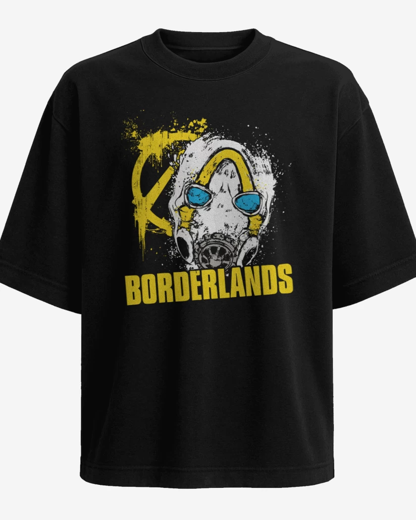 Polera Oversize Negro de Borderlands