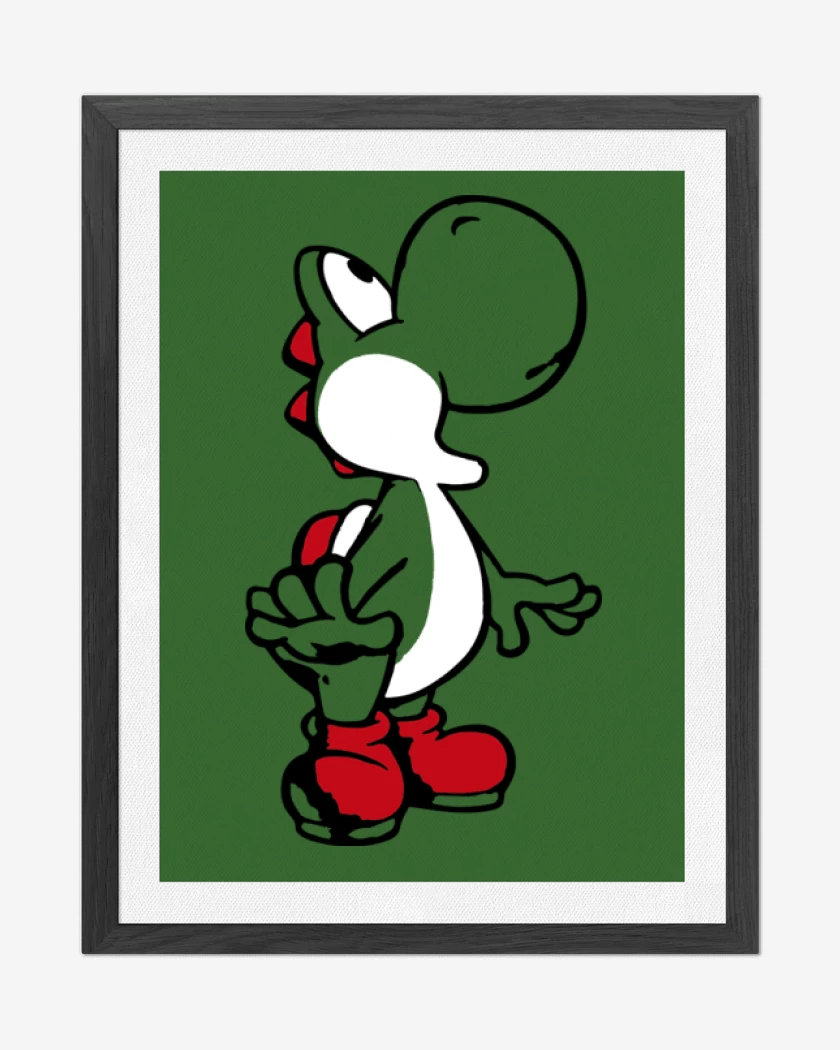 Cuadro decorativo Verde jade de Yoshi