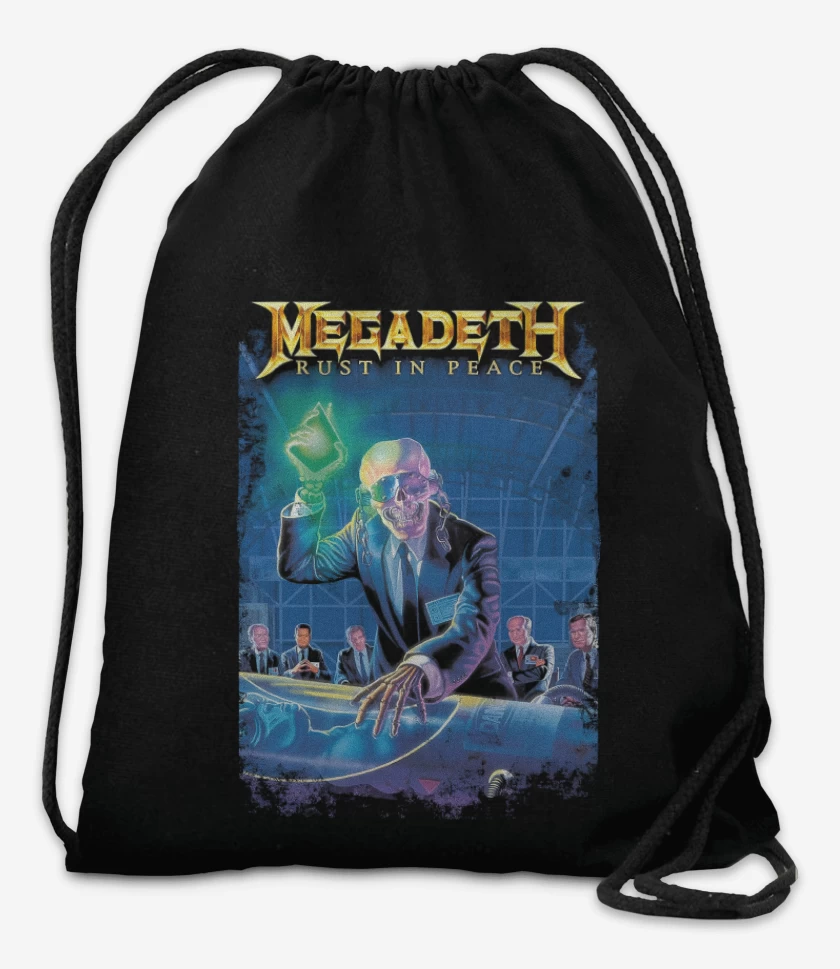 Mochila Negro de Rust in Peace