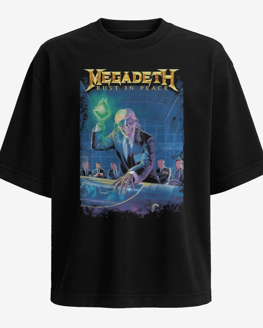 Polera Oversize Rust in Peace