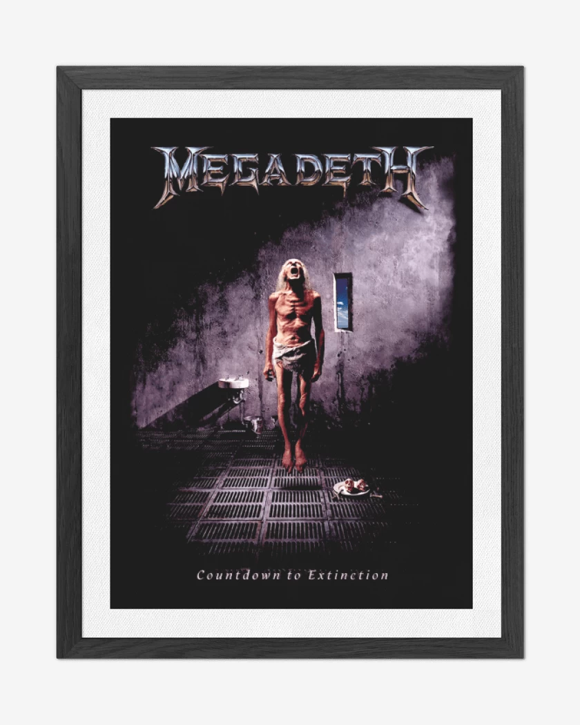 Cuadro decorativo Negro de Countdown to Extinction