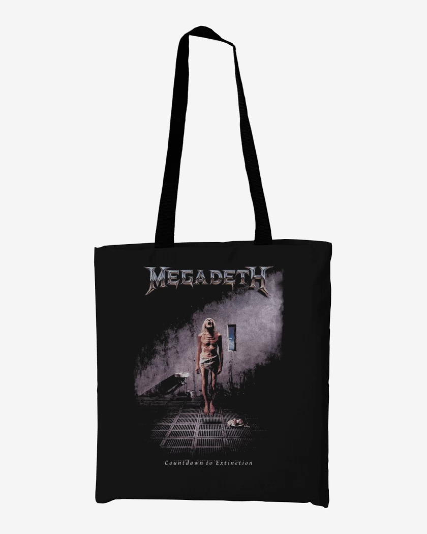 Totebag Negro de Countdown to Extinction
