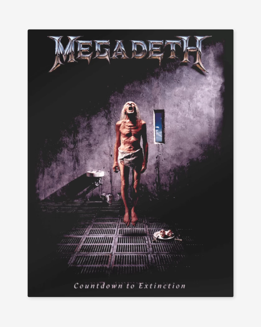 Print metalico Negro de Countdown to Extinction