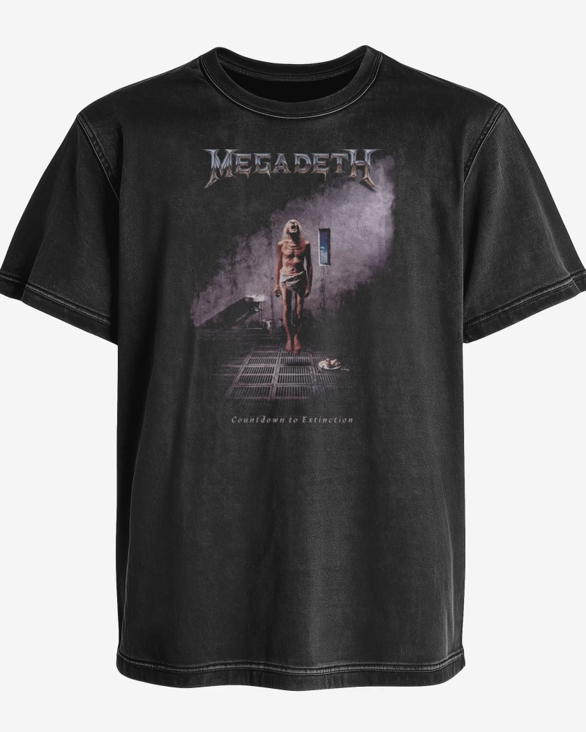 Polera desgastada Countdown to Extinction
