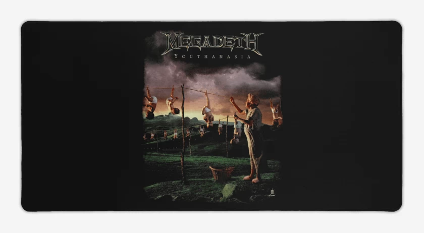 Mouse pad Gamer Negro de Youthanasia