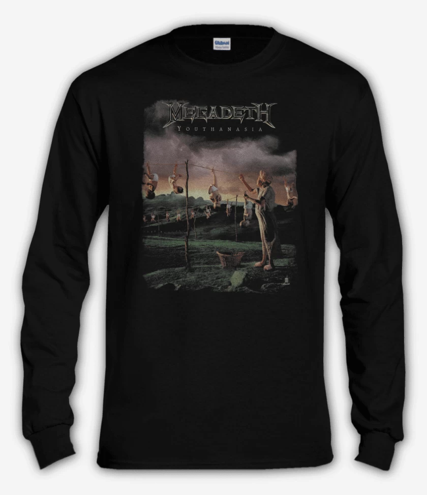 Polera manga larga Negro de Youthanasia