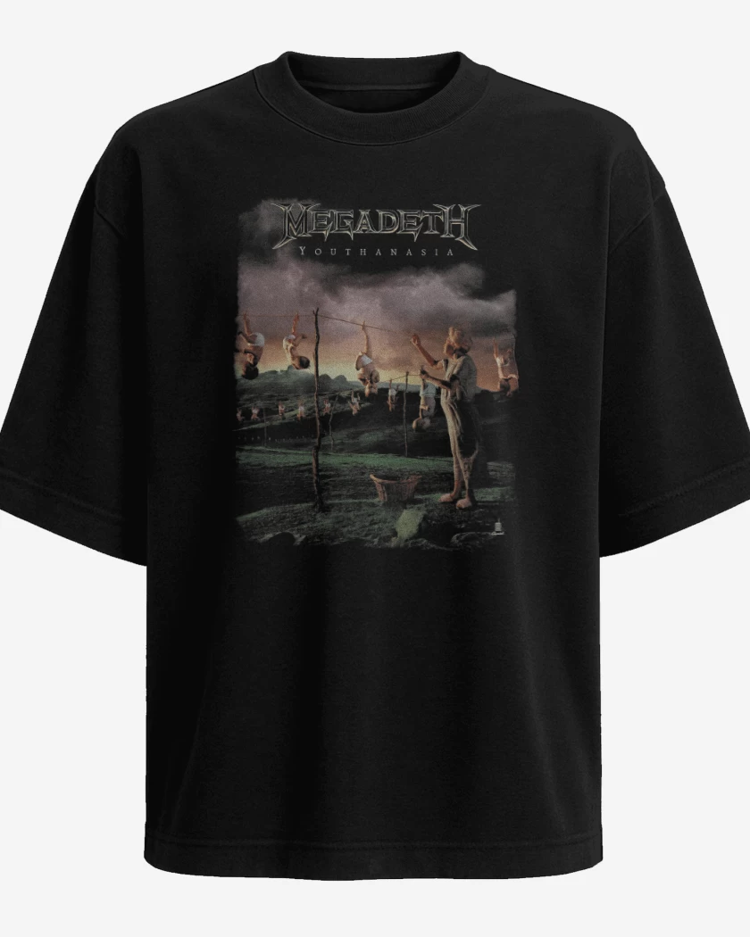 Polera Oversize Negro de Youthanasia