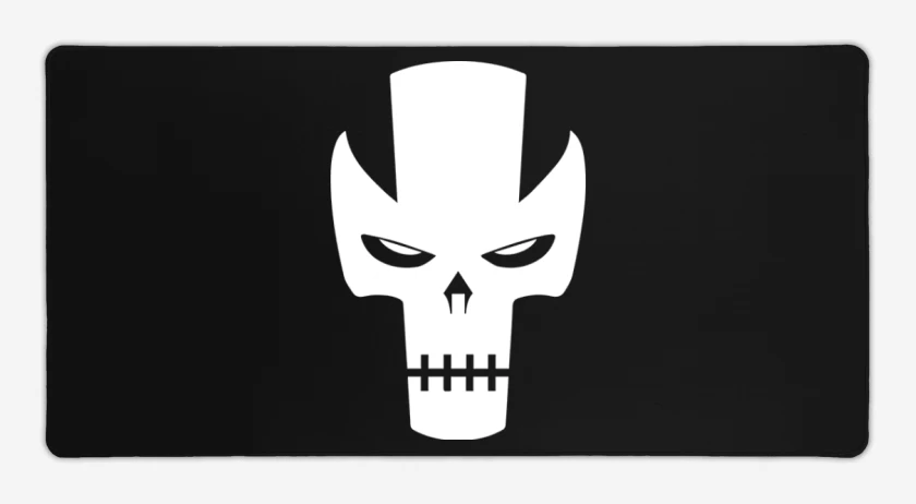 Mouse pad Gamer Negro de Crossbone