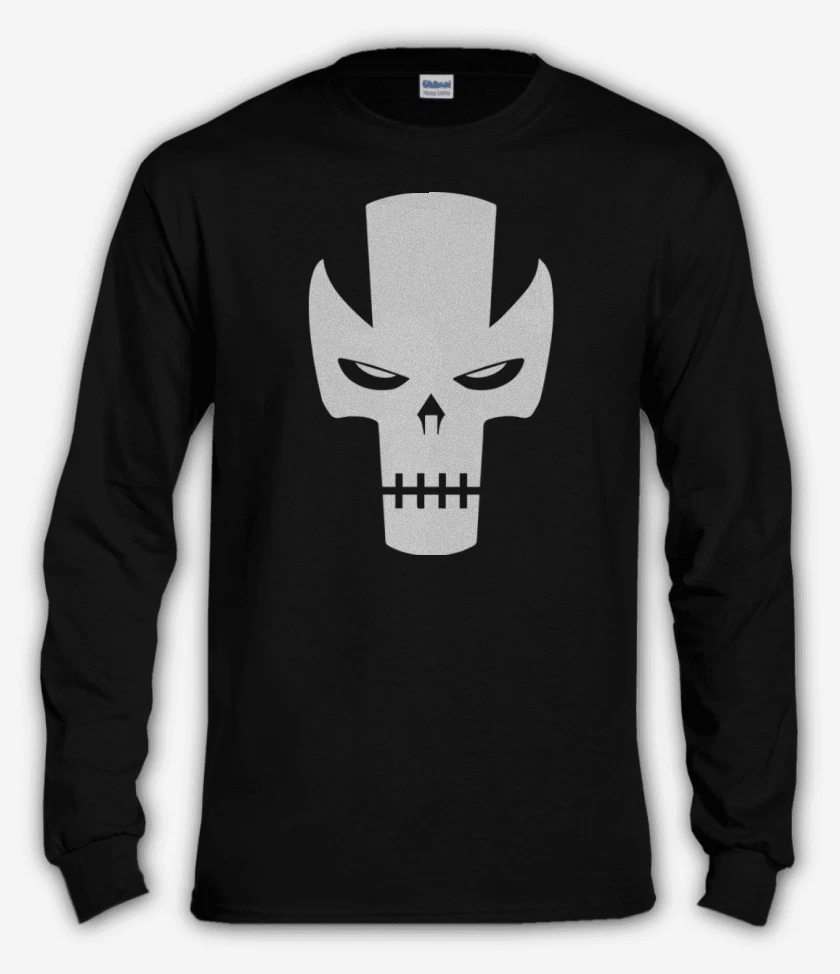 Polera manga larga Negro de Crossbone