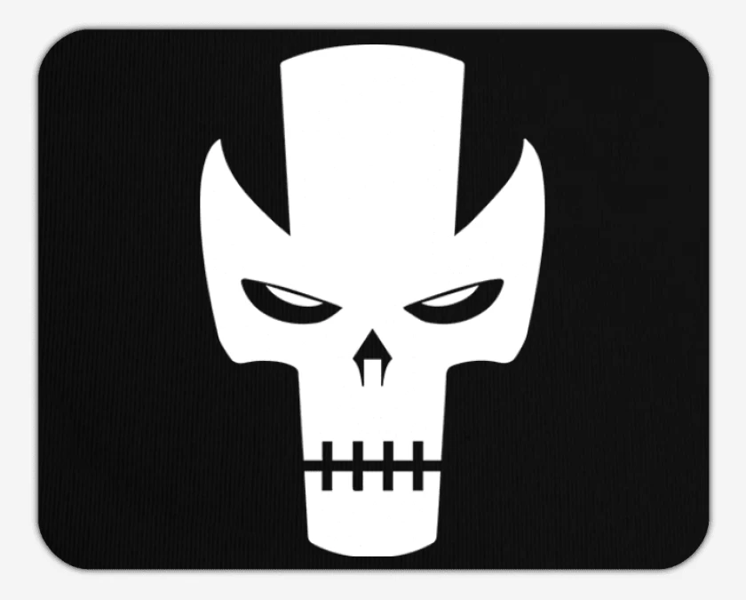 Mousepad Negro de Crossbone