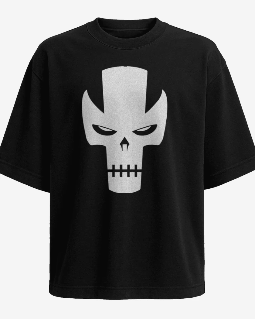 Polera Oversize Negro de Crossbone